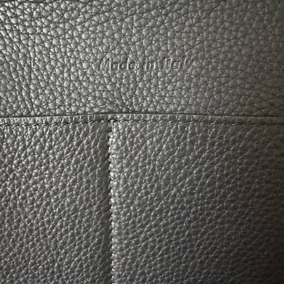 Celine Tri-Fold Black Grained Leather Shoulder Bag 2016 Collection Phoebe Philo - Picture 14 of 16